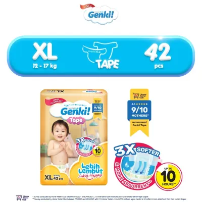 GENKI! Tape Mega Packs NB78 / S78 / M64 / L54 / XL42