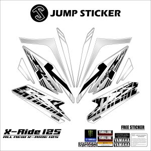 Stiker striping all new x-ride 125 grafis variasi 009