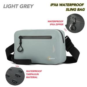 LAZ111) [IPX6 RATED] HIGH QUALITY 2.5L SNIPER WATERPROOF SLING BAG DRY BAG  with IPX6 WATERPROOF ZIPPER