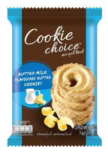 Bánh Quy Bơ Cookie Choice – Thơm Ngon Giòn Rụm – Gói 50g [Hàng Thái Lan]