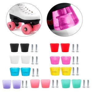 CHAMPIONBABY Replacements Roller Skate Brake Stoppers Hollow Round Anti-Slip Inline Skates Brake Durable PU Material Skates Brake Block Wheel Accessories