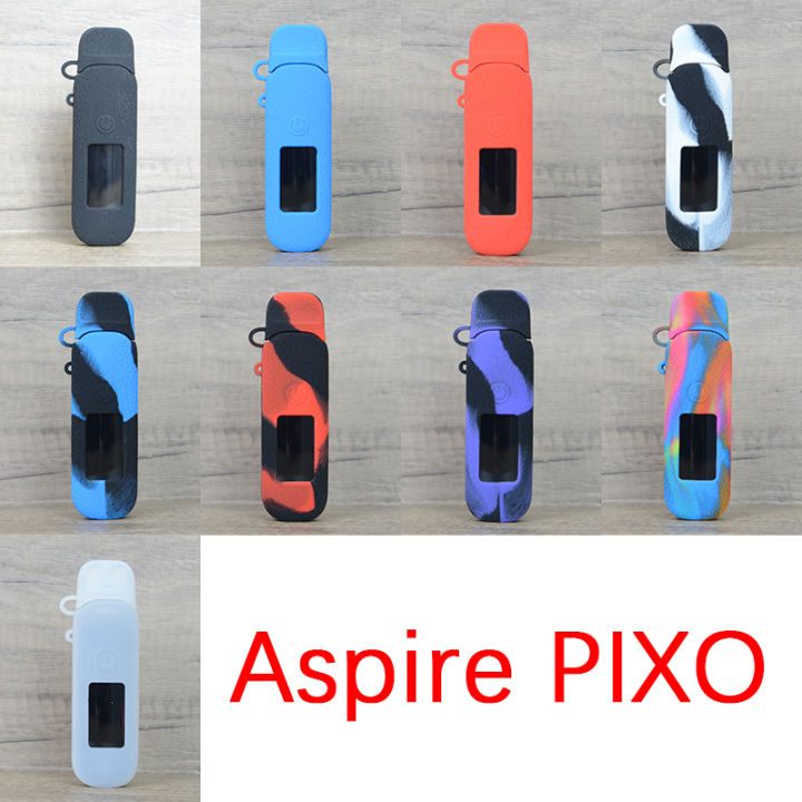 Vỏ silicon cho Aspire pixo với dây buộc ren miễn phí kết cấu bảo vệ da ...
