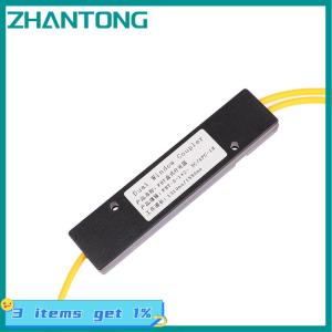 ZHANTONG 1PC 1x2 FTTH sợi quang Splitter 1 điểm 2 sợi quang Splitter hộp giảm dần 1 đến 2 Splitter hộp SC APC phụ kiện máy tính