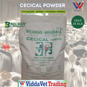 25 kls Cecical Feed Premix 97% Calcium sagana +vitamins & mineral for animals feed supplement performance enhancer