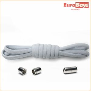 E.B. 100cm Metal CapsuleLaces Metal Capsule Lock Buckles No Tie Shoelaces Tieless Elastic Lazy Shoelace Accessries