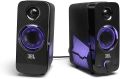 JBL Quantum Duo Gaming Speakers, USB Powered, PC Speakers, Powerful JBL Sound with LED Colour Lights. 