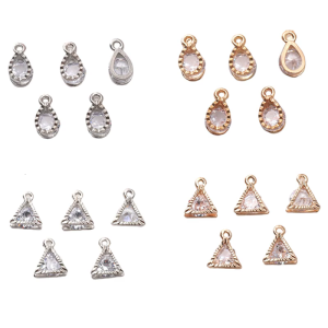 Sparkling Zircon Alloy Pendant Craft Accessories For Women Men Gift