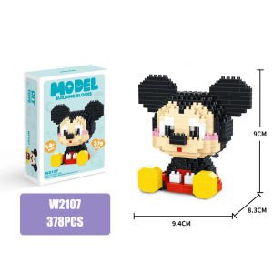 Mainan Balok Susun Karakter Kartun Disney LinaBell StellaLou Edukatif Untuk Anak DIY 3D Puzzle Toy