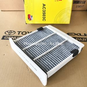 Lọc gió điều hòa máy lạnh than hoạt tính Mitsubishi Grandis 2.4L 2005 - 2011 hiệu JS Asakashi Nhật mã AC3503C