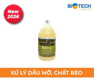 Bio FG Vi sinh xử lý dầu mỡ bẫy dầu mỡ tẩy chất béo mỡ trong đường ống combo 6 chai 2L
