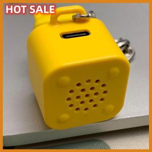 🔥🔥🔥dingdaocunz Frog Croaking Fidget Toy - Rechargeable Frog Croaking Keychain Pig Croaking Stress Reliever With Colorful Lights