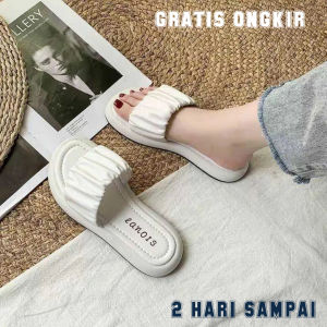 INVINCIBLE Sandal Wanita Slip on Kekinian Model Terbaru