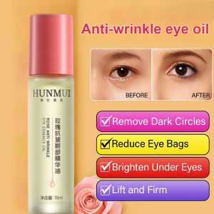 Rose Anti-Wrinkle Eye Essence Oil Moisturizing Reduce Fine Lines Collagen Eye Cream Essence Eye Care