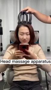 Electric Head Massager Head Neck Scalp Massager Hand Held 3 Modes Massage Octopus Claw Scalp Massage