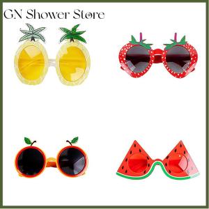 GNStore[COD] แว่นตาทรงผลไม้รูปสับปะรดสำหรับปาร์ตี้ฤดูร้อนแว่นกันแดดทรงผลไม้อุปกรณ์สำหรับงานเลี้ยงวันเกิด