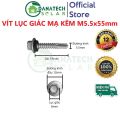 Vít bắn tôn Inox M5.5x63mm M6.3x75mm | Chất liệu inox | mạ kẽm nhúng nóng. 