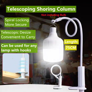 2in1 Solar Light Emergency Lights Rechargeable Bulb With Panel Outdoor Waterproof For black-out