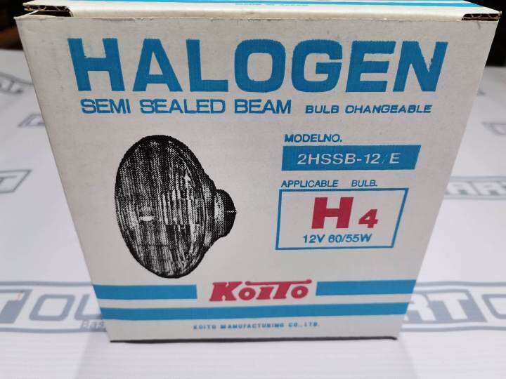 UNIVERSAL HALOGEN SEMI SEALED BEAM (KOITO) H4 ROUND 2HSSB-12-E | Lazada PH