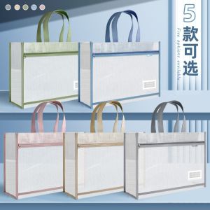DITIPOO A3 Túi lưới nghệ thuật Trong suốt Dung lượng lớn Túi đựng album vẽ phác thảo 8k Có thể tái sử dụng Chống thấm nước Túi đựng giấy kiểm tra Vật dụng văn phòng phẩm