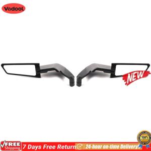 [Vodool Flagship Store]Motorcycle Rear View Mirrors 10mm 8mm Stealth Wind Wing Side Mirrors Wide Angle Rearview Mirror Motorcycle Accessories