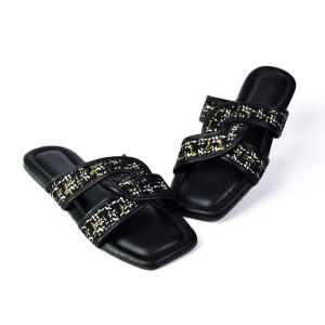 Sandal Teplek Wanita Terbaru Motif Kain - Sendal Cewek Kekinian Terbaru 2024 Korean Style