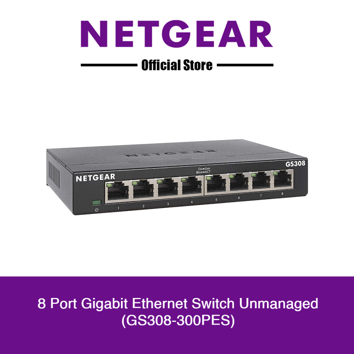 8 Port Gigabit Switch Unmanaged (GS308300PES) Lazada PH