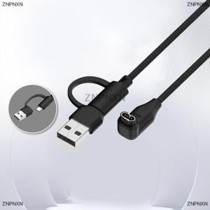 [COD] ZNPNXN 2 In 1 USB Type C Watch Fast Charging Cable For Garmin Fenix 7 7S 7X 7 Pro 6 6S 6X 5 5S 5X Forerunner 165 245 255 955 Venu 2