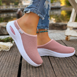 [Free Shipping] 2026 New Collection: Popular And Lightweight Women’S Slippers Comfortable And Easy-To-Wear Breathable Available In Large Sizes And Featuring A Thick Sole And A Half-Slipper Design