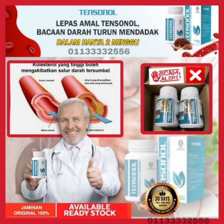 Tensonol TENSONOL ORIGINAL PRODUCT 2026 💥NEW EDITION x 30capsule | Lazada