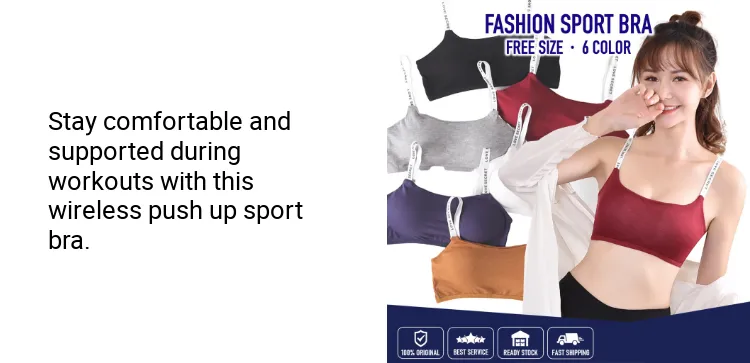 Sports Bra Push Up Shakeproof Bras Full Cup Padded Wire Free Seamless Bras  Female Brassiere Intimates Underwear Plus Size XXXL