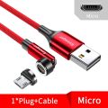 Essager 540 Rotate Cable 3A Fast Charging Micro USB Type C Cable For iPhone Xiaomi Phone Charger Data Wire Cord. 