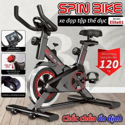 Xe Đạp Tập Gym ELITE 3 Đa Năng Có Đèn LED Thiết Kế Tiện Lợi Tải Trọng 120kg - 2 Màu