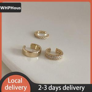 [COD] WHPHous Ship within 24 hours Delicate Zircon Cute Clip Earrings Female Buckle Ear Cuff No Piercings  Cartilage Ear for Women Fashion Jewelry