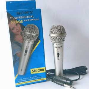 MICROPHONE KARAOKE DYNAMIC KABEL SUARA VOKAL JERNIH COLOKAN BESAR