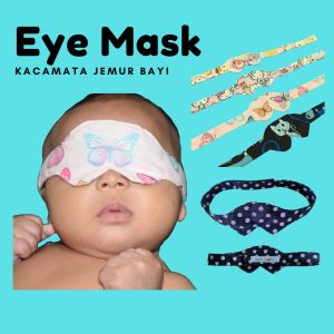 Kacamata Jemur Bayi Newborn Eyemask Baby Berjemur Dengan 3 Lapis Kain Merek Ndollolo