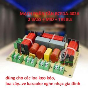 MẠCH PHÂN TẦN LOA 4 ĐƯỜNG TIẾNG - LẮP 2 BASS 1 TRUNG 1 TRÉP - PHÂN TẦN 4 LOA