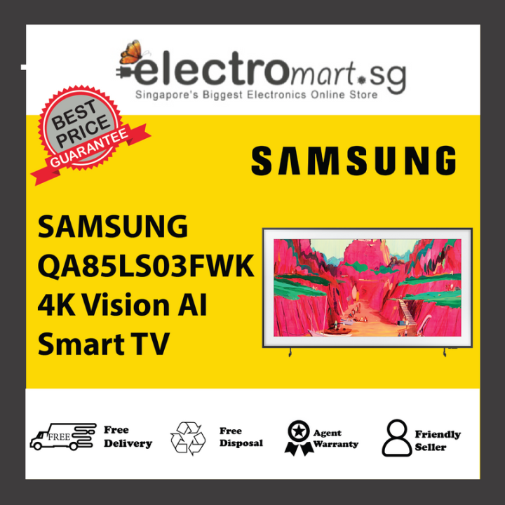 SAMSUNG QA85LS03FWK The Frame Pro 4K Samsung Vision AI Smart TV 85inch ...