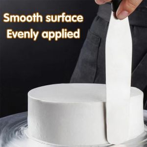8 Inch Stainless Steel Cake Spatula Cream Icing Butter Angled Spatula Cake Cutter Bakery Accessories Tools