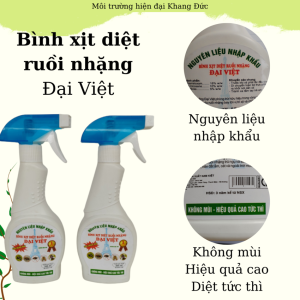 Thuốc Diệt Ruồi Nhặng Đại Việt Nồng Độ Cao Diệt Sạch Ruồi Tức Thì Hiệu Quả Kéo Dài 7 Ngày Sạch Ruồi Không Lo Bệnh Dịch Nguyên Liệu Nhập Khẩu