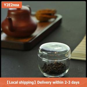 【Local shipping】 Nhỏ lọ thủy tinh với nắp đường container chai nhà bếp lưu trữ lọ thủy tinh trong suốt mini trà lưu trữ chai