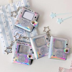 32 Pocket Photo Album Mini Album with Keychains Pocket Album Keychains Photocard Binder Album Mini Photo Books Holder