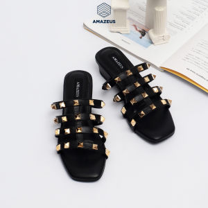 Amazeus BOUJEE Block Heels 3cm Hak Tahu Chunky Wanita