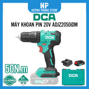 Máy khoan dùng pin 20V DCA ADJZ2050iEM ADJZ2050iDM ADJZ2050iZ Động cơ không chổi than Lực xoắn 50N.m