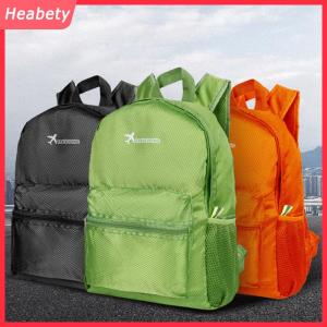 Heabety 25L Trọng lượng nhẹ gấp ba lô nam siêu nhẹ Ba lô chống thấm nước của phụ nữ du lịch Cắm Trại Đi Bộ Đường Dài Ba lô tùy chỉnh