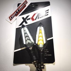 Lampu Sein Sen LED RUNNING Set Kanan Kiri X-Case Original Racing UNIVERSAL Semua Motor