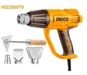 INGCO ปืนเป่าลมร้อน เครื่องเป่าลมร้อนไฟฟ้า 2000 วัตต์  รุ่น  HG200078
