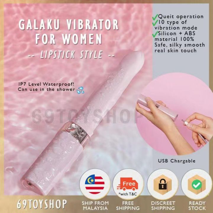 MALAYSIA READY STOCK] 148 AMANDO GALAKU MISSY Vibrator for women sex toy  for women portable rechargeable vibrator adult sex products | Lazada