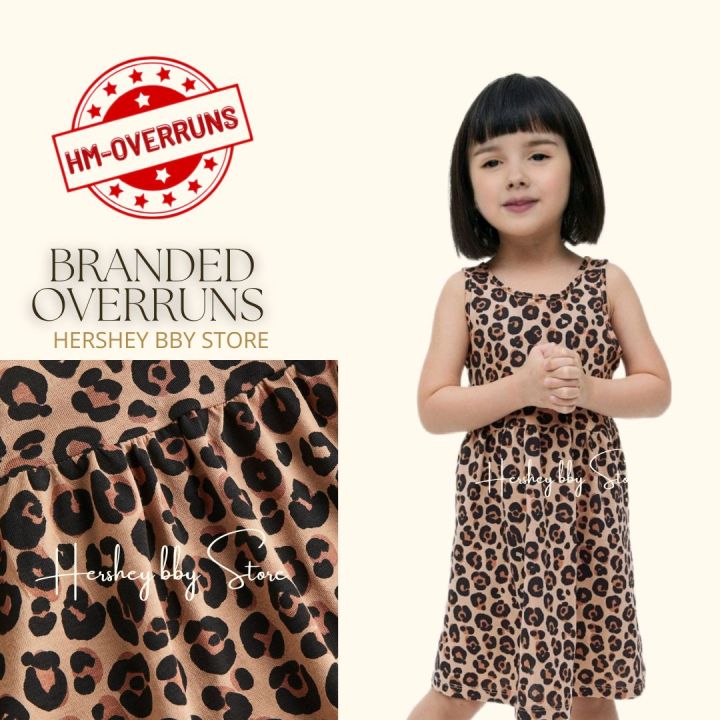 HM Beige/Animal Print Kids Dress Branded and Authentic Lazada PH