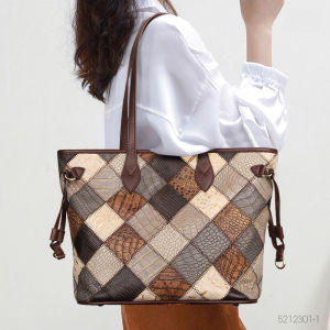 ตำนานช่างซ่อมกระเป๋าสุภาพสตรีหนัง Outing Vintage โท้ทแบบลำลองกระเป๋าหนังกระเป๋าถือ