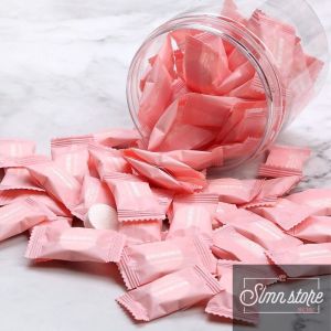 Combo 20-50-100 khăn giấy nén 22x20cm dạng viên kẹo rất tiện khi đi du lịch đi chơi đi làm đi học. LD1-Khangiay-Vkeo